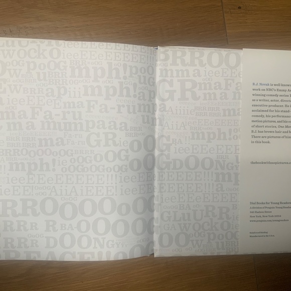 “The Book With No Pictures” by B.J. Novak — Hardcover with dust jacket - Picture 4 of 5